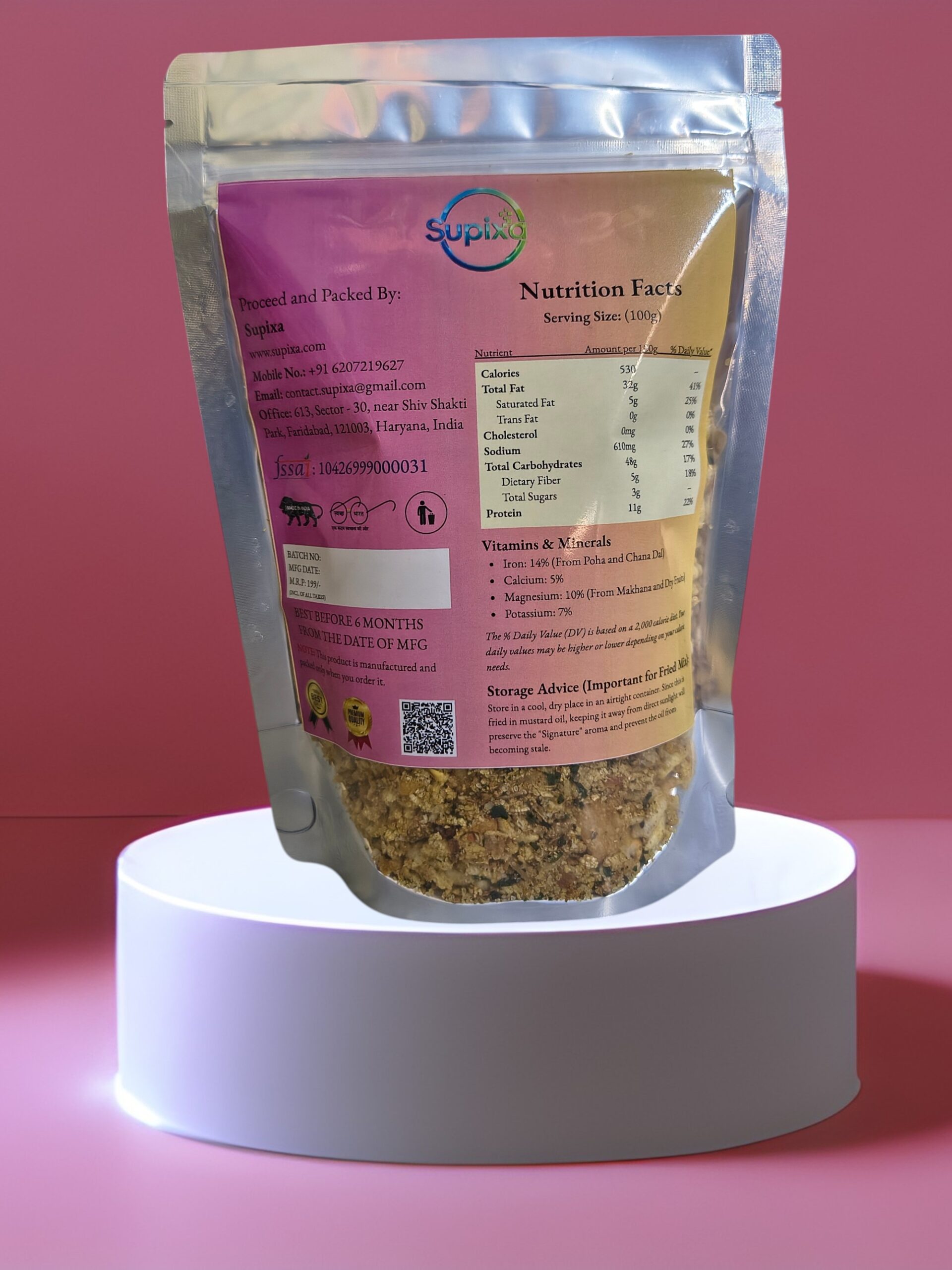 Original Supixa Signature Royal Chivda – Authentic Mixture | 200g, 400g