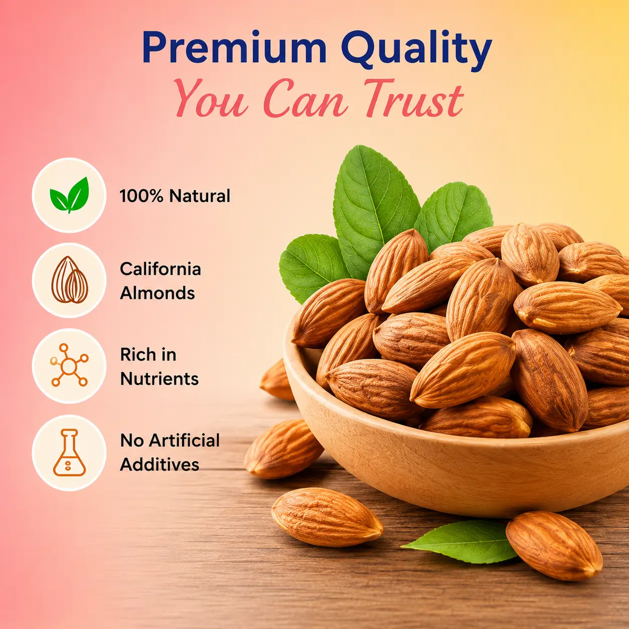 Premium Makhana & Jumbo Almonds Combo Pack - 200g | Supixa