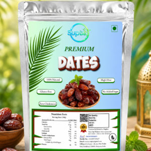 Supixa Premium Dates (Khajoor) – Natural & Fleshy | 200g, 400g, 800g