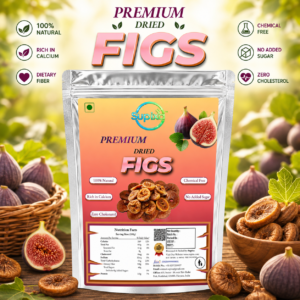 Supixa Premium Dried Figs (Anjeer) – Large & Chewy | 200g, 400g, 800g